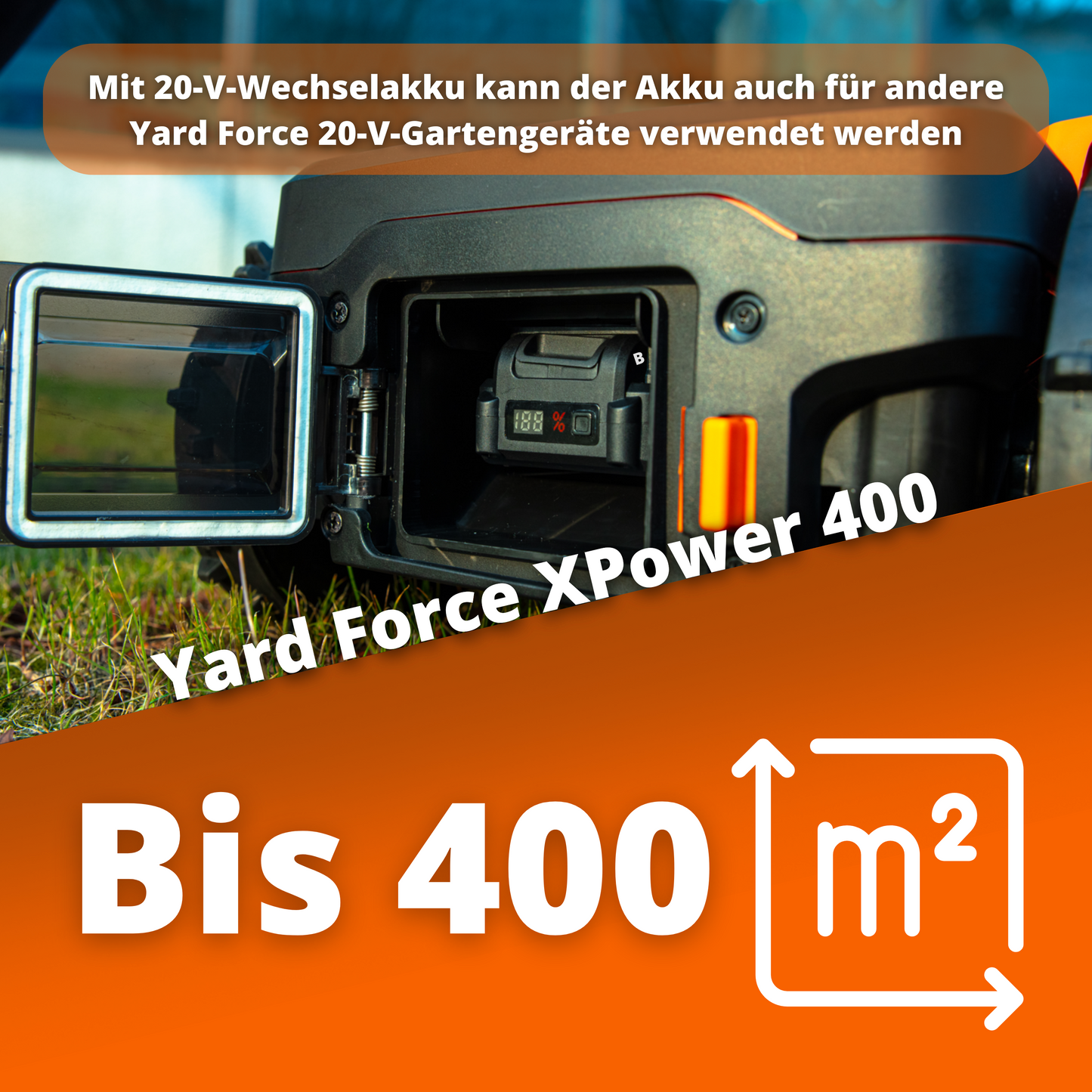 YARD FORCE Mähroboter Xpower 400