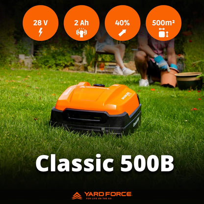 YARD FORCE robotic lawnmower Classic 500B