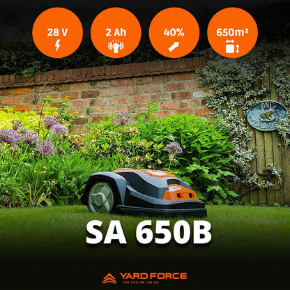 YARD FORCE robotic lawnmower SA 650B